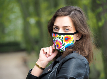 Logo trade mainostuotet tuotekuva: MARS PRO puuvillanaamari (koko M), jossa on tasku ja HEPA-suodatin. 1380165