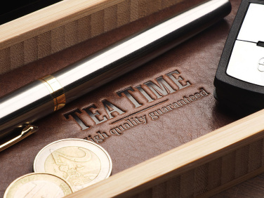 Logotrade liikelahja tuotekuva: Puinen työpöydän järjestäjä 1852292