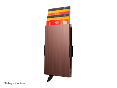 Logo trade liikelahja mainoslahja tuotekuva: RFID-luottokorttikotelo, jossa on pidike AirTagille 2163155