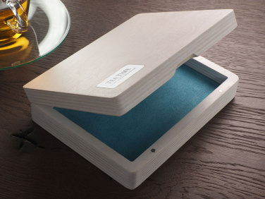 Logo trade mainoslahja kuva: Puinen laatikko 1819121