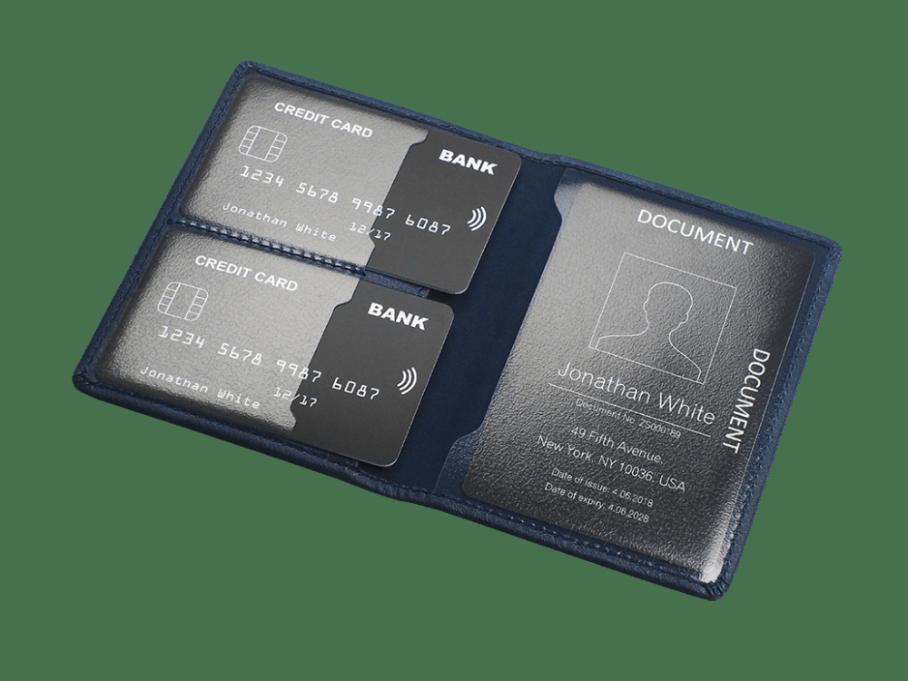 Logotrade mainoslahja ja liikelahja kuva: RFID asiakirjalompakko 611327