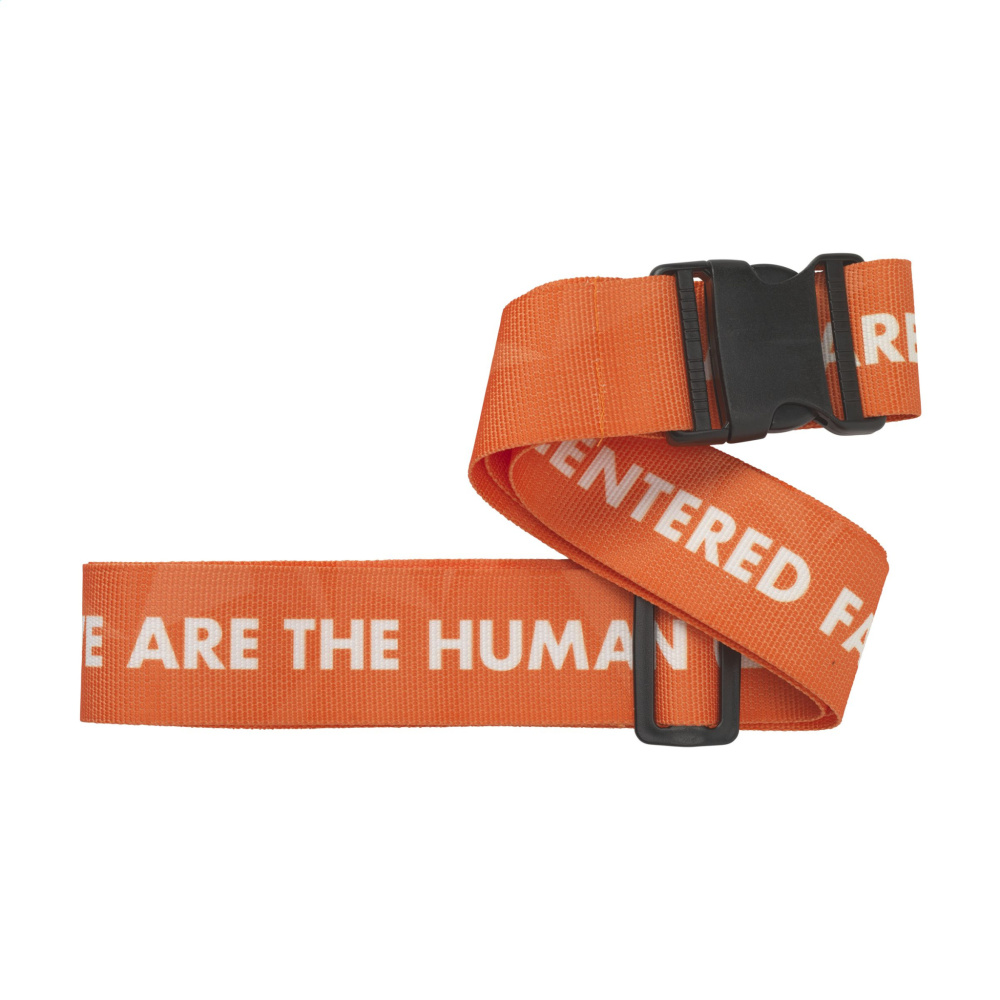 Logo trade liikelahja mainoslahja tuotekuva: Mukautettu matkatavarahihna