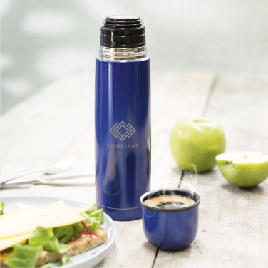 Logo trade mainoslahja ja liikelahja tuotekuva: ThermoColour RCS Recycled Steel 500 ml lämpöpullo