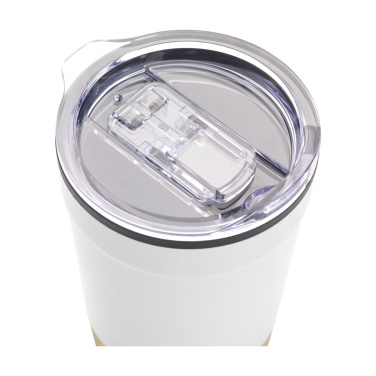 Logo trade liikelahjat tuotekuva: Kobe Bamboo RCS kierrätetystä teräksestä valmistettu 350 ml kahvikuppi