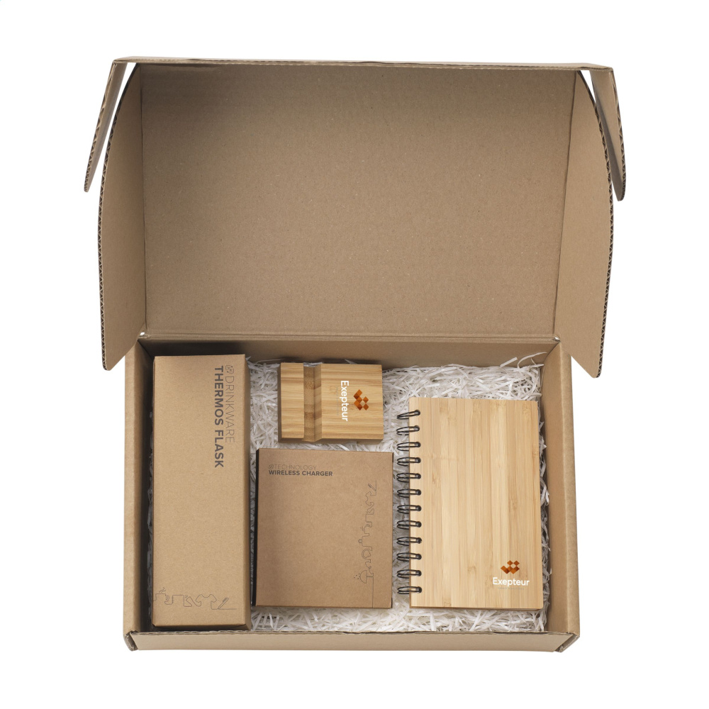 Logo trade liikelahja mainoslahja tuotekuva: Merch Set Bamboo Boost