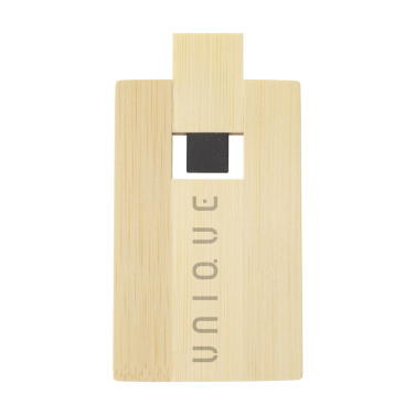 Logo trade liikelahjat tuotekuva: Luottokortti USB Bamboo 32GB