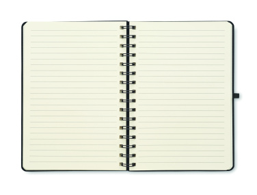 Logotrade mainoslahjat ja liikelahjat tuotekuva: A5-muistikirja puhelintelineellä