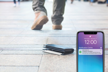 Logotrade mainoslahja ja liikelahja kuva: Findcard RCS kierrätysmuovinen tavaranseurantakortti