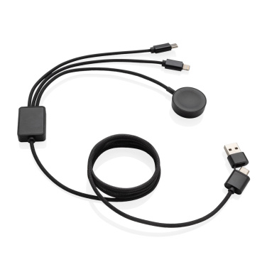 Logo trade mainoslahja ja liikelahja tuotekuva: Terra RCS rPET 6-in-1 latauskaapeli