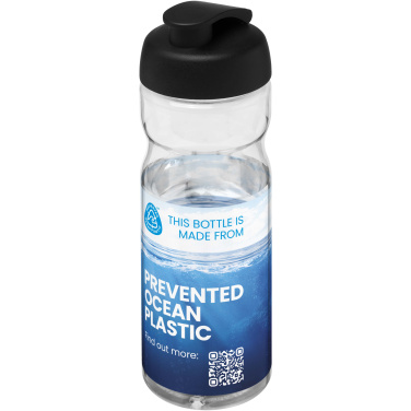 Logotrade mainostuotet kuva: H2O Active® Eco Base 650 ml -urheilujuomapullo läppäkannella