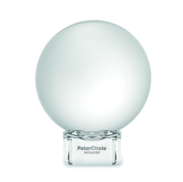 Logo trade mainostuote kuva: Lasinen pyöreä palkinto