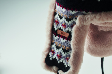 Logo trade mainostuotet tuotekuva: Neulottu pipo korvaläpällä