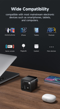 Logotrade liikelahjat kuva: Urban Vitamin Mendocino – 65 W GaN-laturi