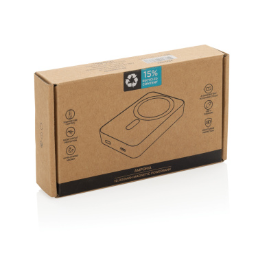 Logotrade mainoslahja tuotekuva: Amporia RCS -10 000 mAh magneettinen powerbank