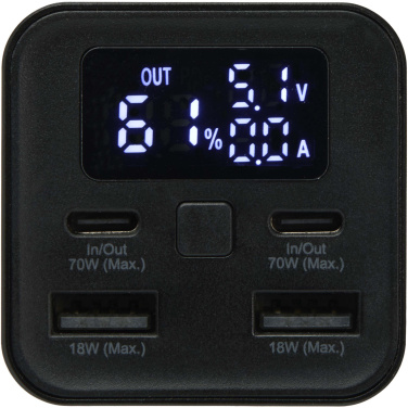 Logotrade mainoslahjat kuva: Acamar 20 000 mAh:n ja 70 W:n kannettavan tietokoneen varavirtalähde kierrätetystä alumiinista