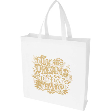 Logotrade liikelahja tuotekuva: EcoSeal GRS-kierrätetystä kuitukankaasta valmistettu kassi vahvikkeilla, 12 l