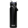 Camelbak® Thrive Flip VSS 750 ml:n ruostumattomasta teräksestä valmistettu vesipullo kääntyvällä pillillä, Tasainen musta