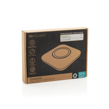 Logo trade liikelahjat tuotekuva: Quantum ultra-nopea 25 W magneettinen langaton latausalusta