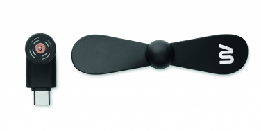 Logotrade verslo dovanos nuotrauka: Nešiojamas USB-C ventiliatorius