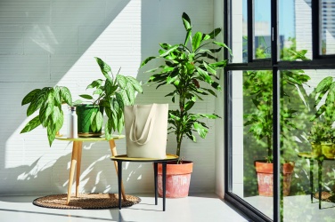 Logotrade reklaminiai produktai nuotrauka: Drobinis pirkinių krepšys 270 gr/m²