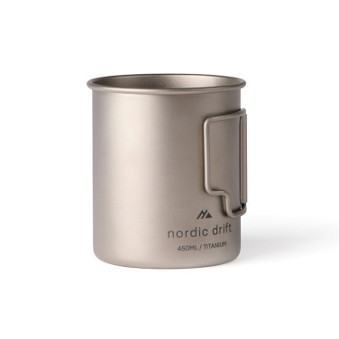 Logotrade dovana nuotrauka: „Nordic Drift Trail Ultra Light Titanium“ 450 ml puodelis