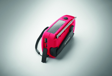 Logotrade verslo dovanos nuotrauka: Nešiojamasis radijas SOS su LED žibintuvėliu