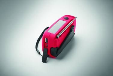 Logotrade dovana nuotrauka: Nešiojamasis radijas SOS su LED žibintuvėliu