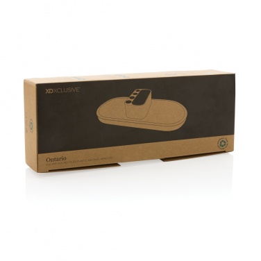 Logotrade dāvanas foto: Ontario RCS rplastic 10W dubultā bezvadu