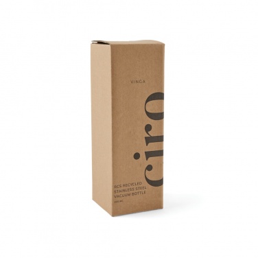 Logotrade biznesa dāvanas foto: VINGA Ciro RCS pārstrādāta vakuuma pudele 300ml