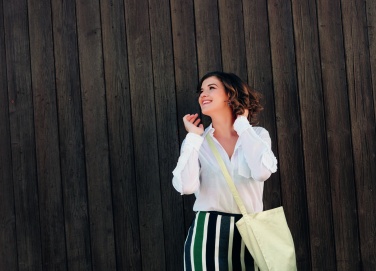 Logotrade korporatīvās dāvanas foto: Kokvilnas iepirkumu maisiņš 140gr/m²