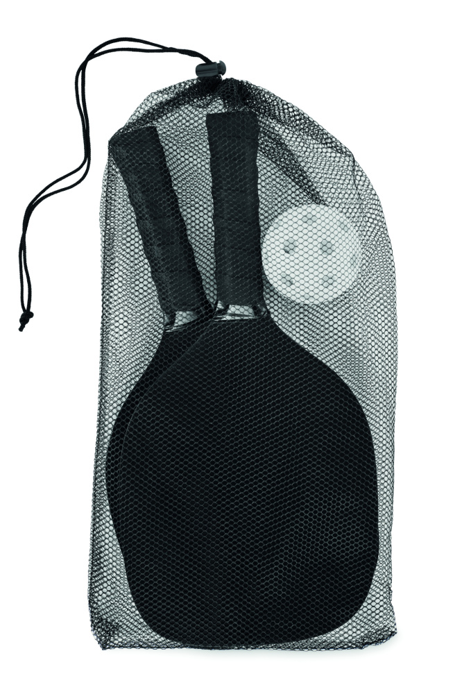 Logotrade biznesa dāvanas foto: Marinētu gurķu bumbiņu airēšanas komplekts