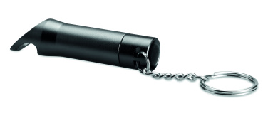 Logotrade biznesa dāvanas foto: Metāla lāpas atslēgu piekariņš Ylivieska