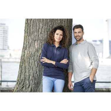 Logotrade dāvanas foto: Oakville vīriešu polo ar garām piedurknēm