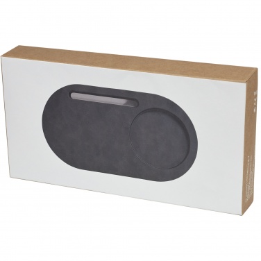 Лого трейд pекламные cувениры фото: Беспроводное зарядное устройство-подставка Klip (5 Вт)