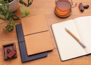 Логотрейд pекламные подарки картинка: Современный роскошный блокнот формата А5 в мягкой обложке