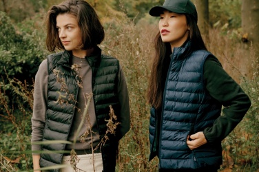 Логотрейд бизнес-подарки картинка: Женский утепленный жилет Iqoniq Meru из переработанного полиэстера