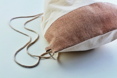 Лого трейд pекламные cувениры фото: Рюкзак джутовый