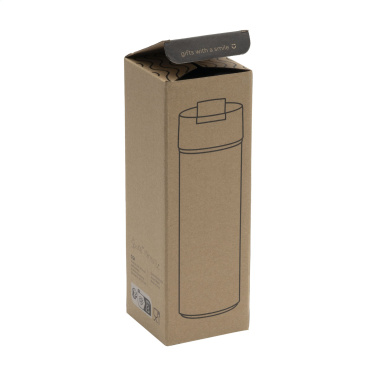 Логотрейд pекламные подарки картинка: Термобутылка/термокружка из бамбука Sakura 360 мл