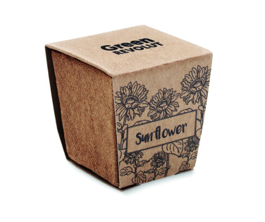 Лого трейд бизнес-подарки фото: Sunflower growing kit