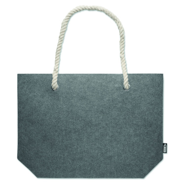 Логотрейд pекламные продукты картинка: RPET felt beach bag