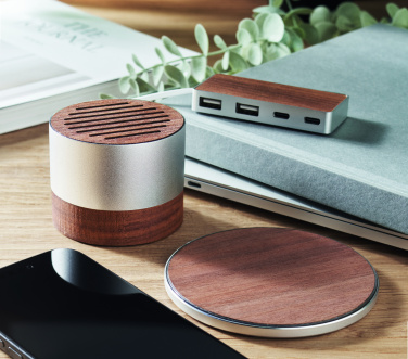 Логотрейд pекламные продукты картинка: Recycled aluminium speaker