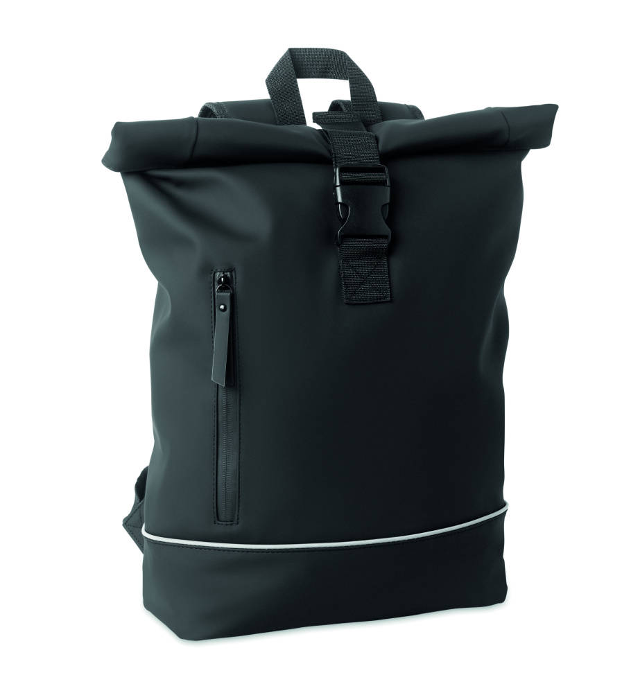 Лого трейд бизнес-подарки фото: Laptop 15" roll top PU backpack
