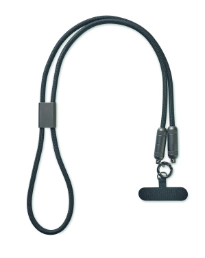 Лого трейд pекламные cувениры фото: 60W phone holder lanyard cable
