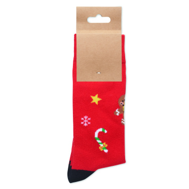 Логотрейд pекламные cувениры картинка: Pair of Christmas socks L
