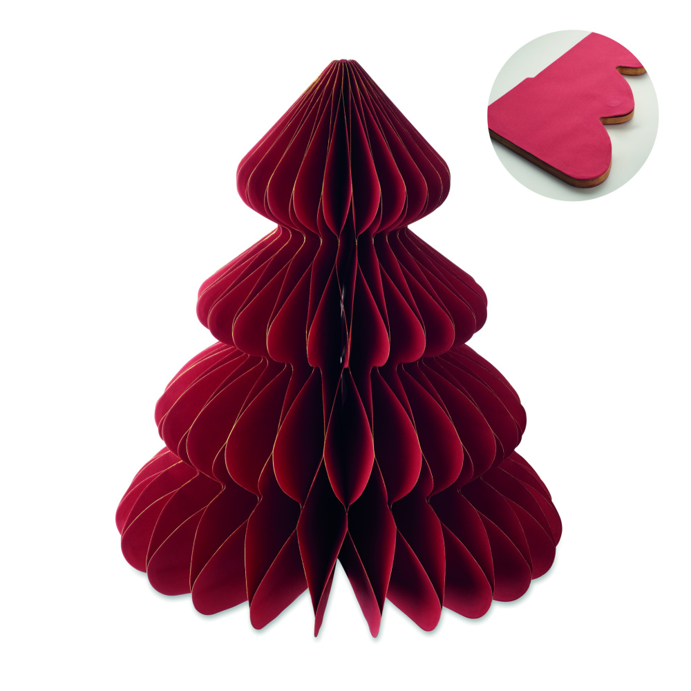 Логотрейд pекламные подарки картинка: Paper Xmas tree decoration