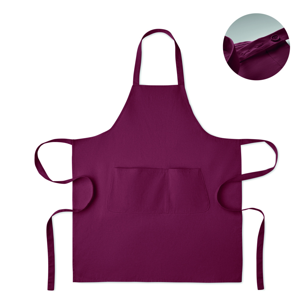 Лого трейд бизнес-подарки фото: Organic cotton apron 240 gr/m²