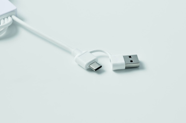 Лого трейд бизнес-подарки фото: 2 in 1 charging cable type-C
