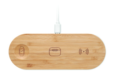 Логотрейд pекламные продукты картинка: 3 in 1 15W wireless charger