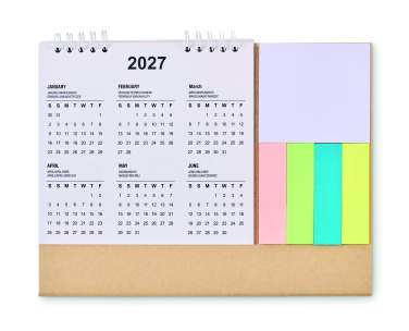 Лого трейд pекламные продукты фото: Desk calendar with memo pad