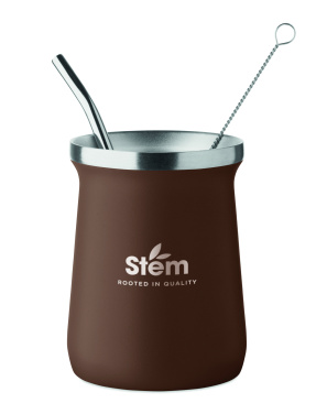 Лого трейд бизнес-подарки фото: Yerba mate tea cup